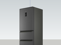 海尔三门冰箱，真实尺寸，模型超小
