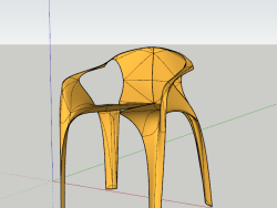 椅子模型设计与渲染