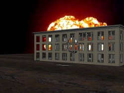 当建筑遭受袭击——战争的产物