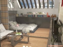 自己设计的卧室，给点意见！！