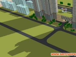 原创沿街商业住宅建筑规划(提供模型下载)