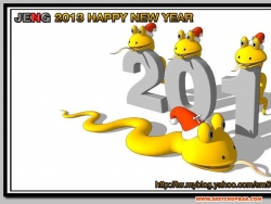 2013癸巳蛇年 HAPPY NEW YEAR