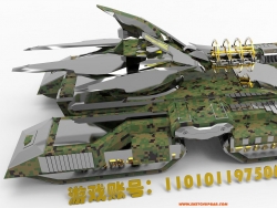 为参加一个页游的创意设计大赛而创作的坦克——moko50