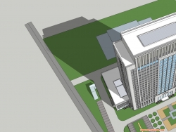 一个高层办公楼的模型