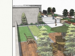屋顶花园中式设计方案