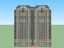 像公建的公寓模型