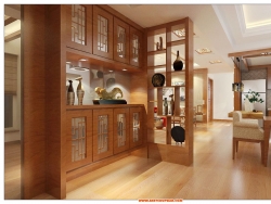 新中式住宅家装SU模型 中式风格室内设计