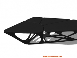 扎哈哈迪德 座椅设计模型