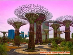 新加坡滨海湾花园全新的模型！
