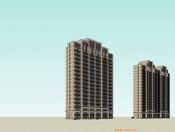 两个住宅模型