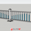 道路护栏围栏SU模型下载