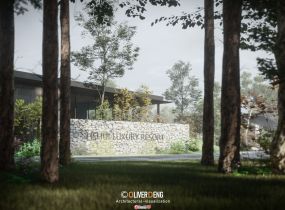 【Lumion 10】 原创精品建筑景观动画 - Lishui Luxury Resort-1