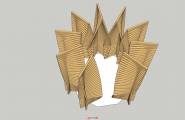【悬赏建模·第15期】拉脱维亚火焰亭如何用SketchUp建模