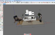 【建模练习生·第11期】SketchUp中卷尺工具的用法