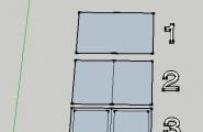 [已解决]在 sketchup里，如何把一条线变成两条线，这样一下子就分成三个面