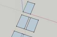 [已解决]在 sketchup里，如何把一条线变成两条线，这样一下子就分成三个面
