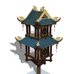 中式古建筑灯笼