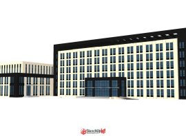 办公楼建筑模型