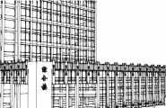 最新做的一个综合楼+PD渲染