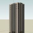 高层住宅单体模型
