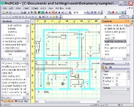 profiCAD v5.4.4电气施工图制作软件