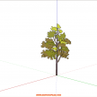 各种透明树模型分享~文件小但好用~用起来su不卡~让模型飞...
