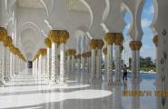 世界上最奢华的清真寺——阿布扎比大清真寺