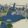 90个城市规划城市设计Sketchup模型设计作品