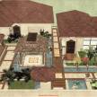 东南亚风格屋顶餐厅景观设计方案，裸奔表现+Lumion表现（...