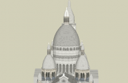 圣心大教堂模型su分享