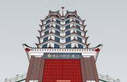 河南省标志建筑——二七塔