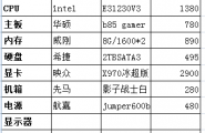 这配置价格合理吗？麻烦大家看一下