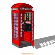 英式传统古典电话亭