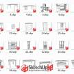 free archmodels for sketchup 家具组件库