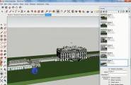 sketchup 制作导出 3d白宫效果预览视频