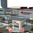 爱琴海购物中心和商业综合体SketchUp模型