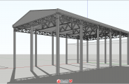 做个简单的钢结构厂房