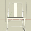 用sketchup做了一把新中式的南官帽椅