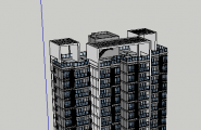 小高层住宅模型