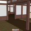 日式木屋建筑，求红宝石。