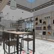 现代北欧创业咖啡厅室内设计