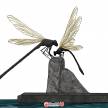 创意蜻蜓雕塑景观灯具模型