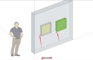 关于在sketchup中组件自动开洞的解决方法-附中文免费插件