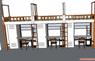 新手做的宿舍图  。。。。感谢老怪