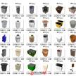 各种类型垃圾桶模型