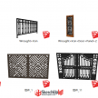 铁艺围栏SU模型下载