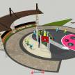 儿童乐园景观规划设计SU模型下载