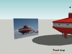 南极泰山站~~看图片建的模，VSF渲染.