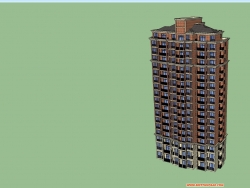 继续另类artdeco住宅精细模型附CAD+su
