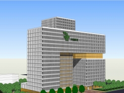 昆山中国邮政办公大楼概念设计